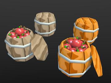 Barrel &amp; Barrel With Apples preview image